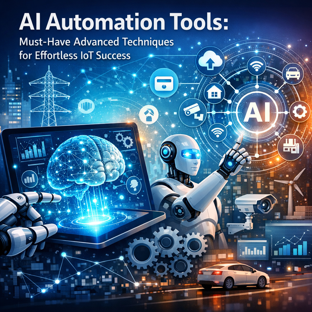Illustration of AI Automation Tools: Must-Have Advanced Techniques for Effortless IoT Success