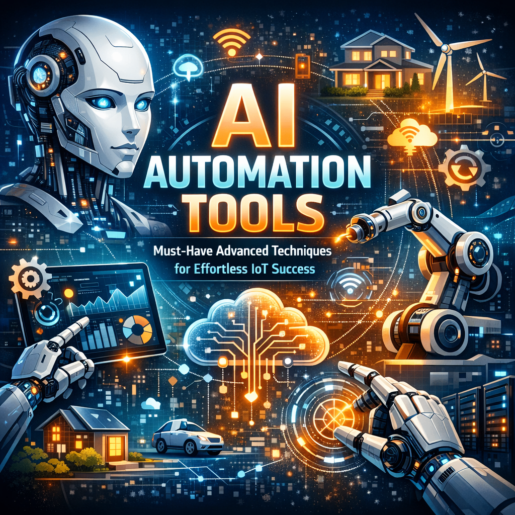 Illustration of AI Automation Tools: Must-Have Advanced Techniques for Effortless IoT Success
