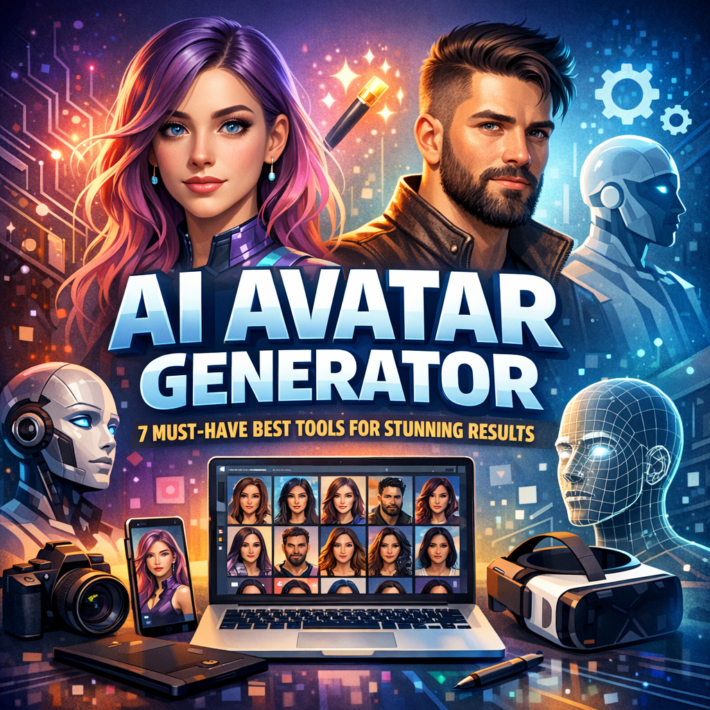 Illustration of AI Avatar Generator: 7 Must-Have Best Tools for Stunning Results