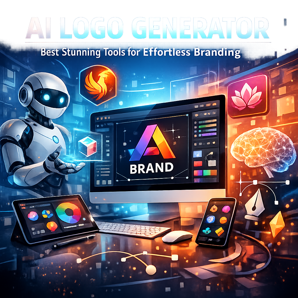 Illustration of AI Logo Generator: Best Stunning Tools for Effortless Branding
