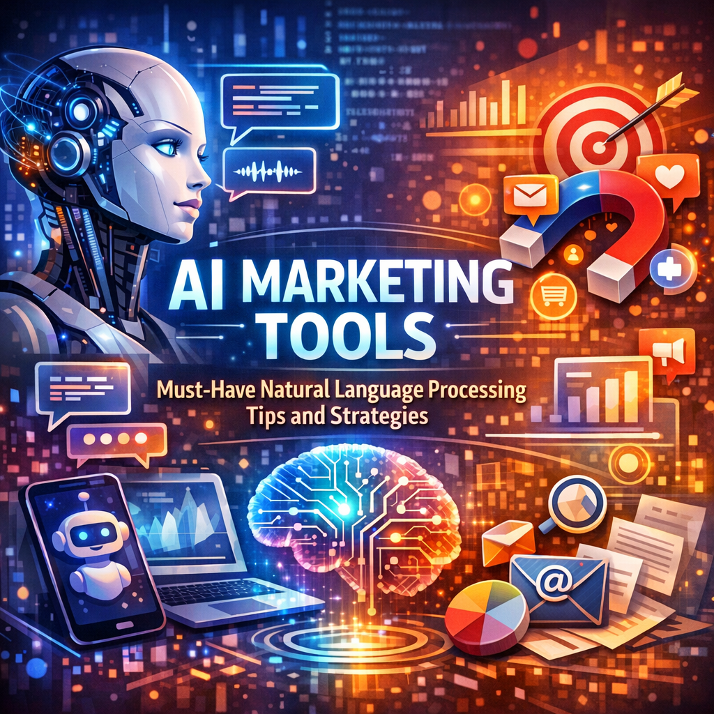 Illustration of AI Marketing Tools: Must-Have Natural Language Processing Tips and Strategies