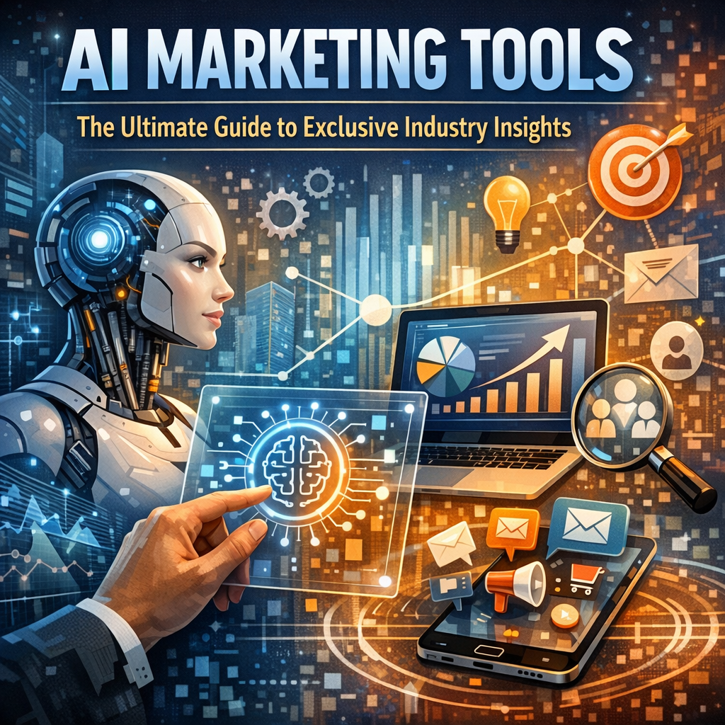 Illustration of AI Marketing Tools: The Ultimate Guide to Exclusive Industry Insights