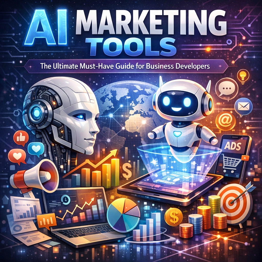 Illustration of AI Marketing Tools: The Ultimate Must-Have Guide for Business Developers
