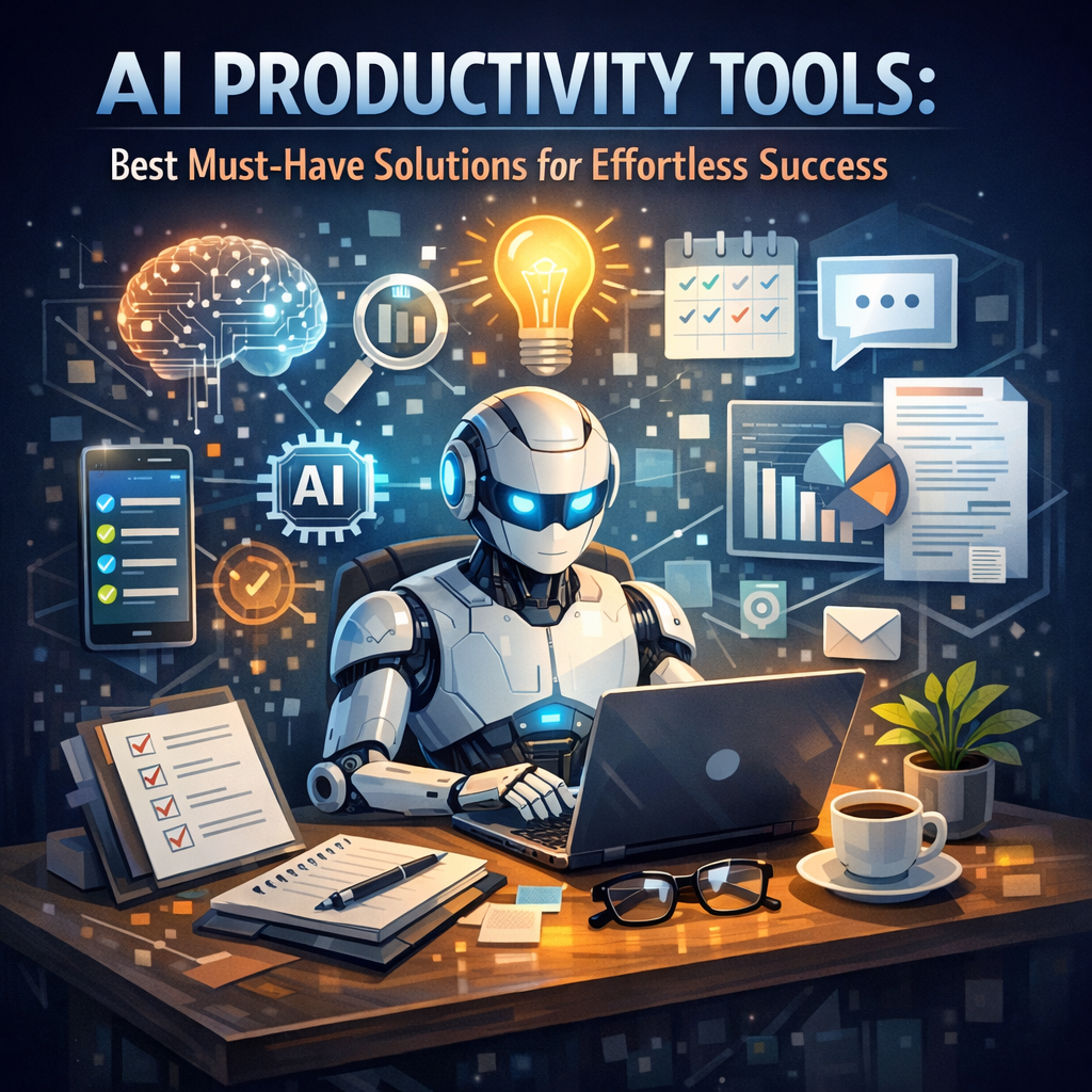 Illustration of AI Productivity Tools: Best Must-Have Solutions for Effortless Success