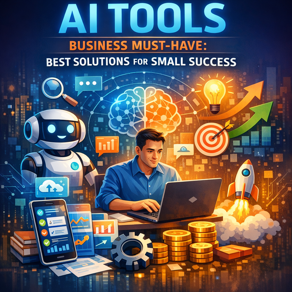 Illustration of AI Tools Business Must-Have: Best Solutions for Small Success