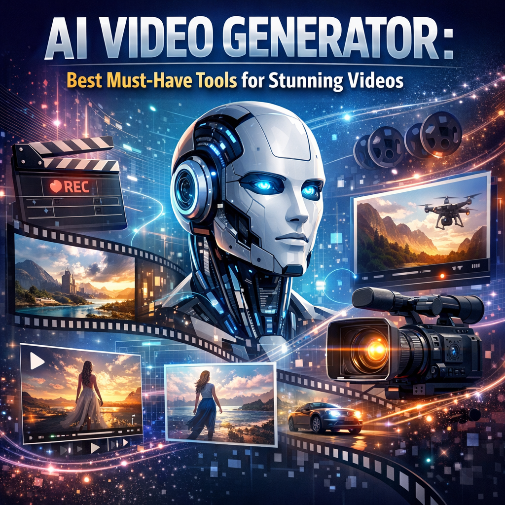 Illustration of AI Video Generator: Best Must-Have Tools for Stunning Videos