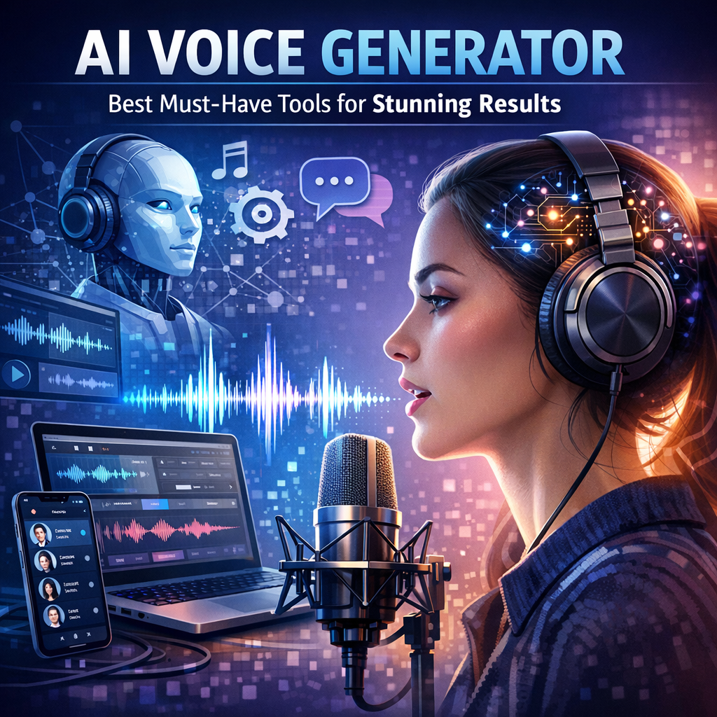Illustration of AI Voice Generator: Best Must-Have Tools for Stunning Results