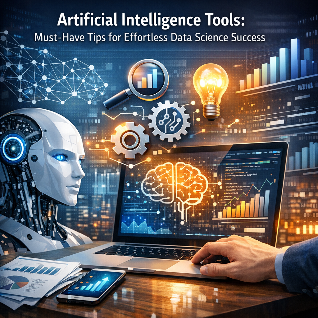 Illustration of Artificial Intelligence Tools: Must-Have Tips for Effortless Data Science Success