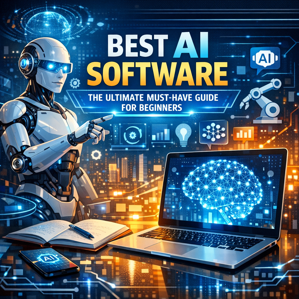 Illustration of Best AI Software: The Ultimate Must-Have Guide for Beginners