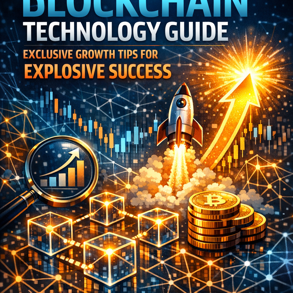 Illustration of Blockchain Technology Guide: Exclusive Growth Tips for Explosive Success