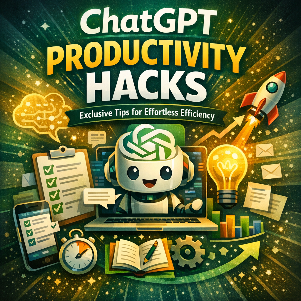 Illustration of ChatGPT Productivity Hacks: Exclusive Tips for Effortless Efficiency