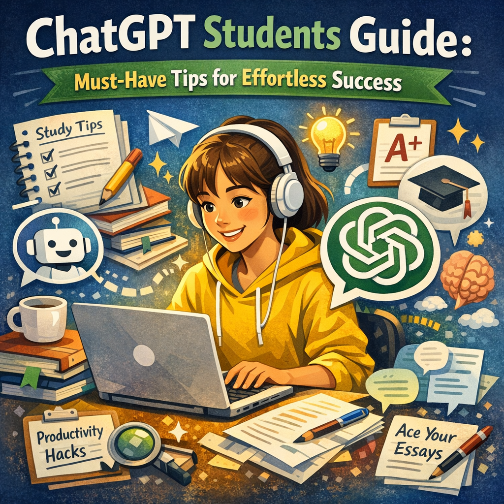 Illustration of ChatGPT Students Guide: Must-Have Tips for Effortless Success
