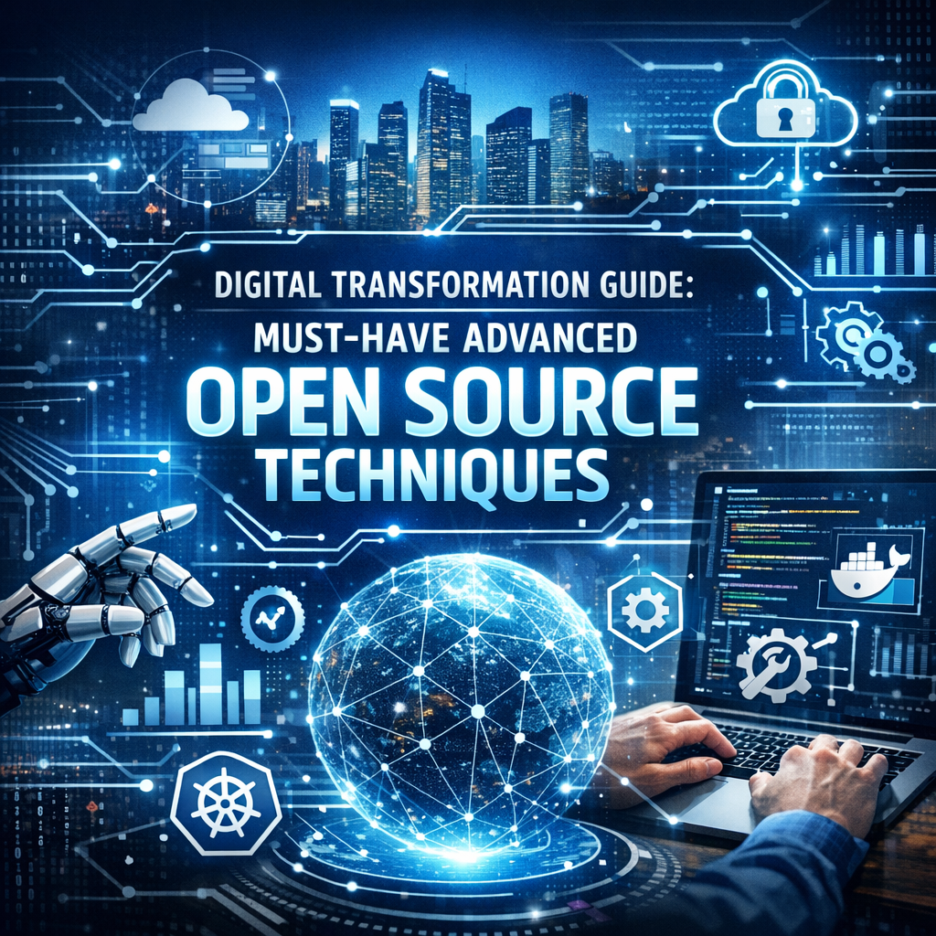 Illustration of Digital Transformation Guide: Must-Have Advanced Open Source Techniques