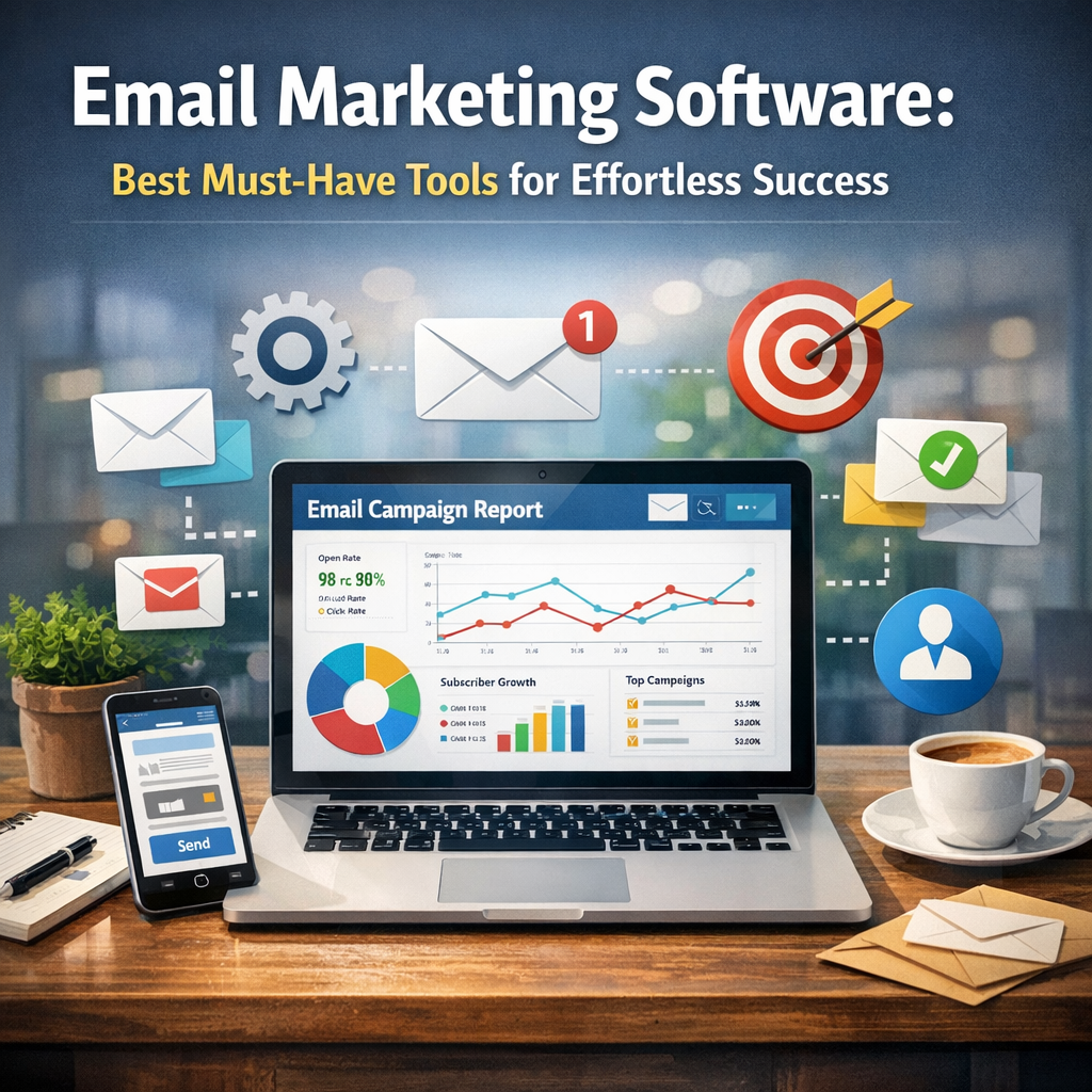 Illustration of Email Marketing Software: Best Must-Have Tools for Effortless Success