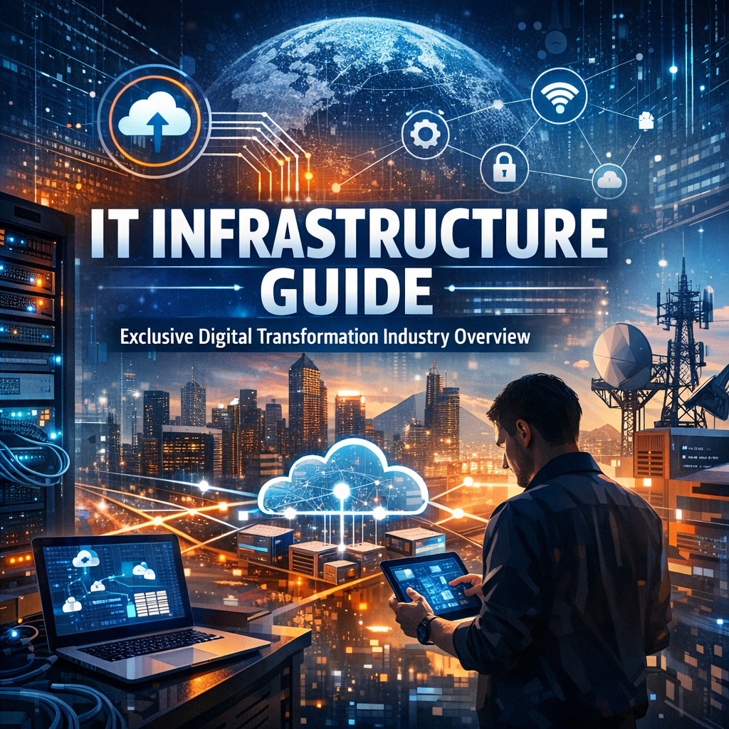 Illustration of IT Infrastructure Guide: Exclusive Digital Transformation Industry Overview