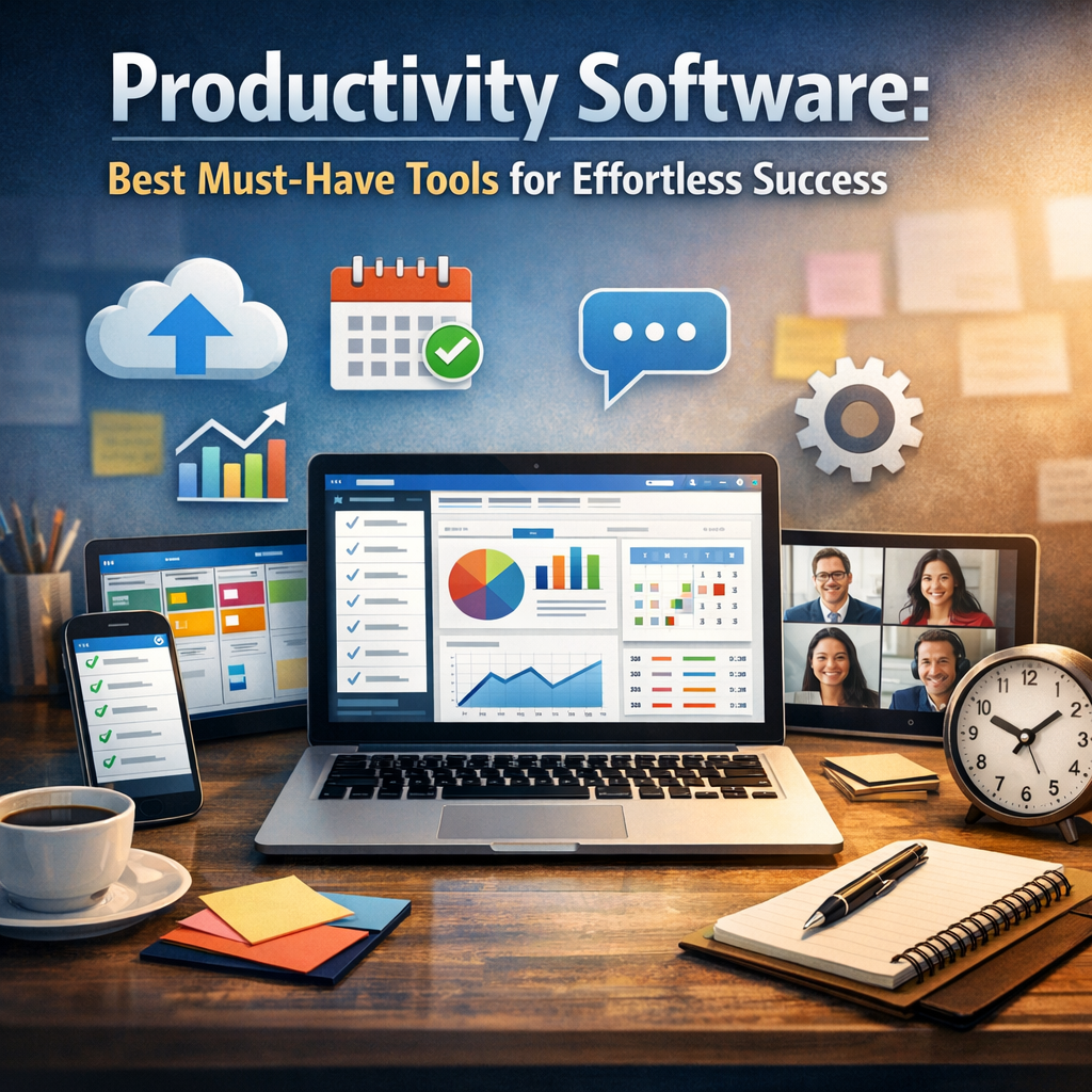 Illustration of Productivity Software: Best Must-Have Tools for Effortless Success