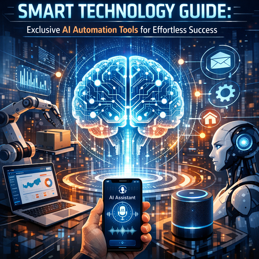 Illustration of Smart Technology Guide: Exclusive AI Automation Tools for Effortless Success