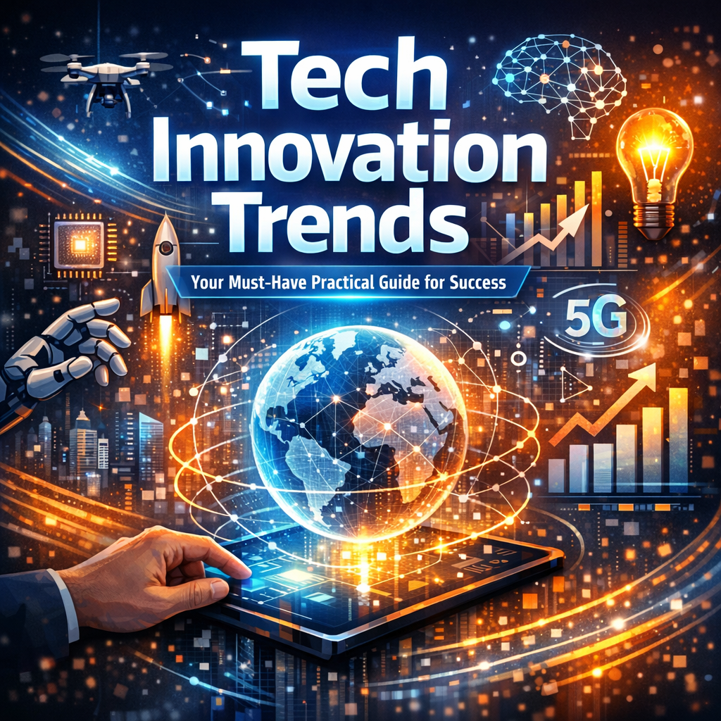 Illustration of Tech Innovation Trends: Your Must-Have Practical Guide for Success