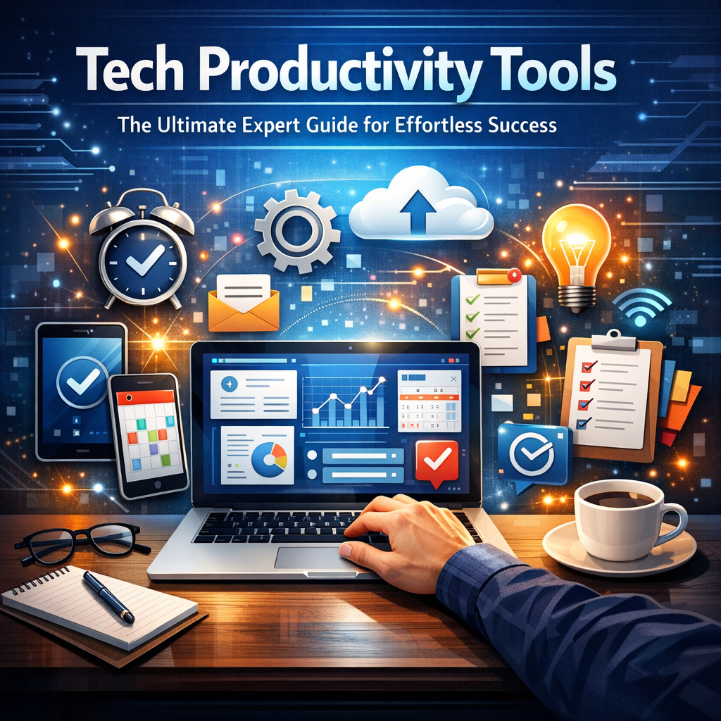 Illustration of Tech Productivity Tools: The Ultimate Expert Guide for Effortless Success
